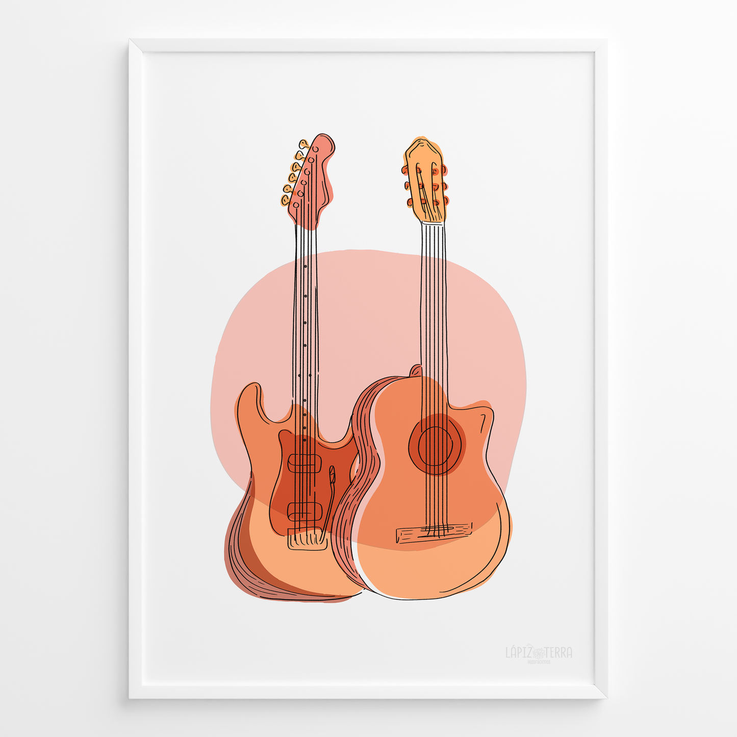 Guitarras en Rojo