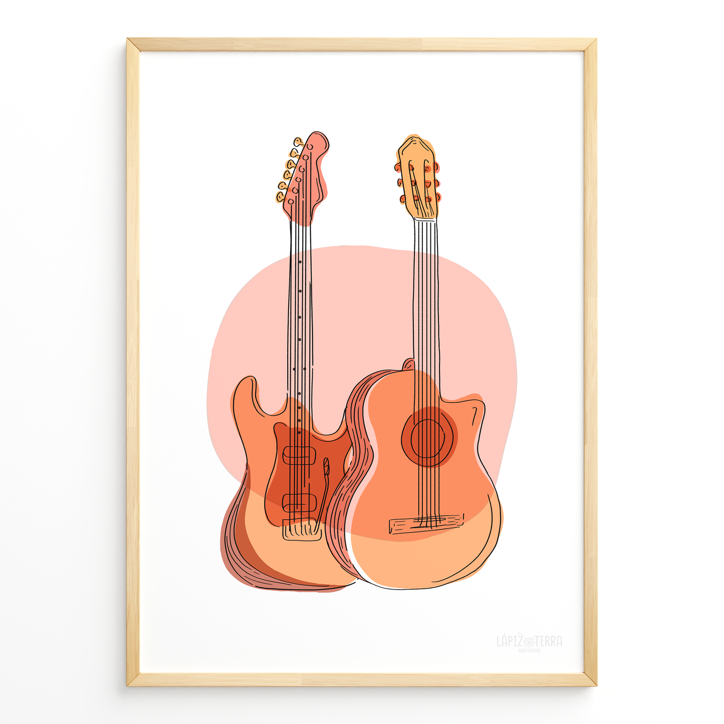Guitarras en Rojo