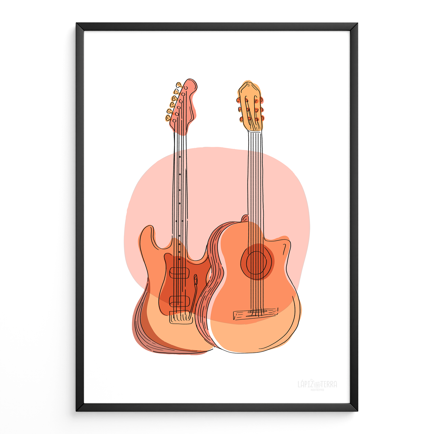 Guitarras en Rojo