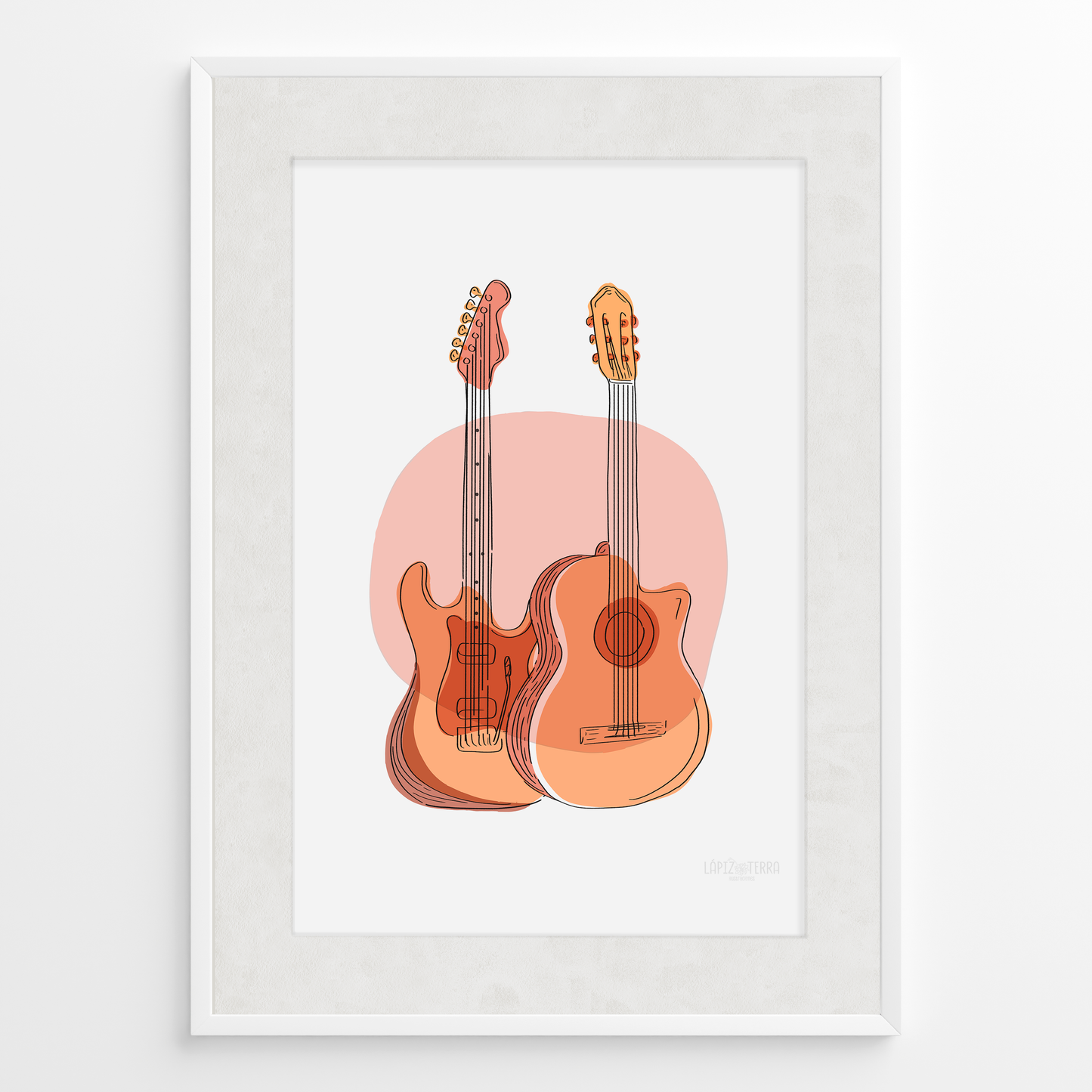 Guitarras en Rojo