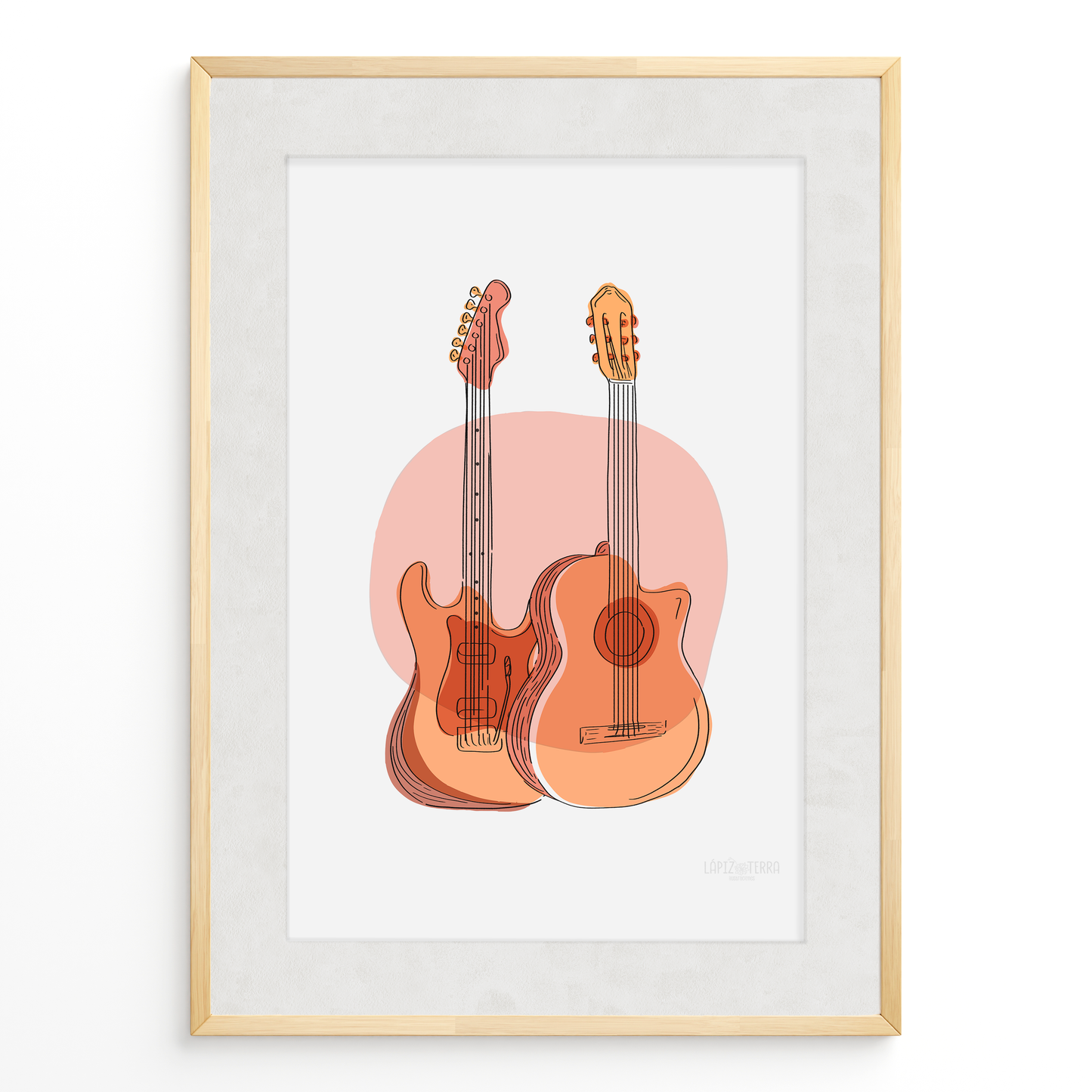 Guitarras en Rojo