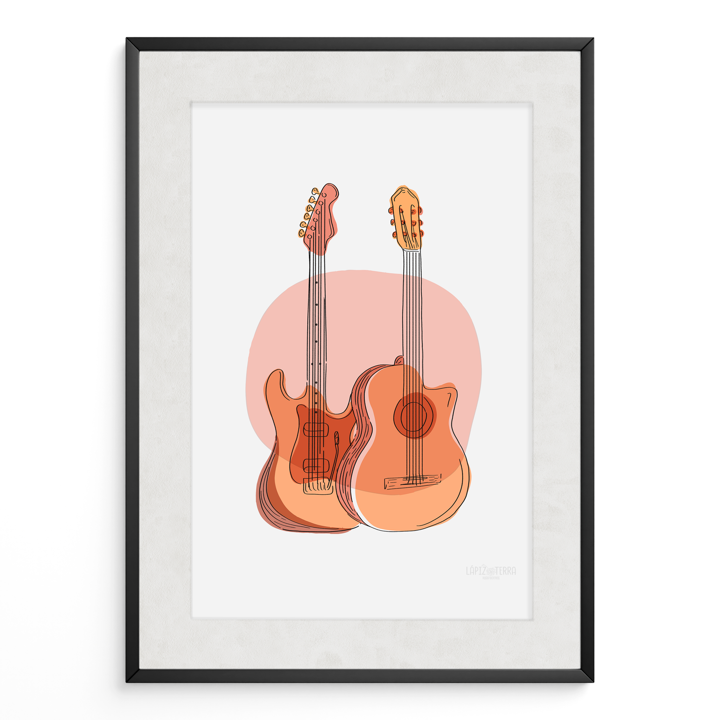 Guitarras en Rojo
