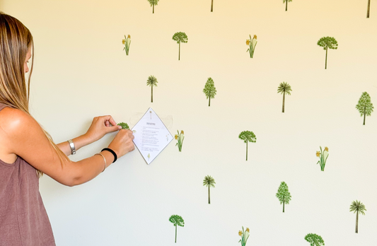 Cómo pegar tus stickers murales