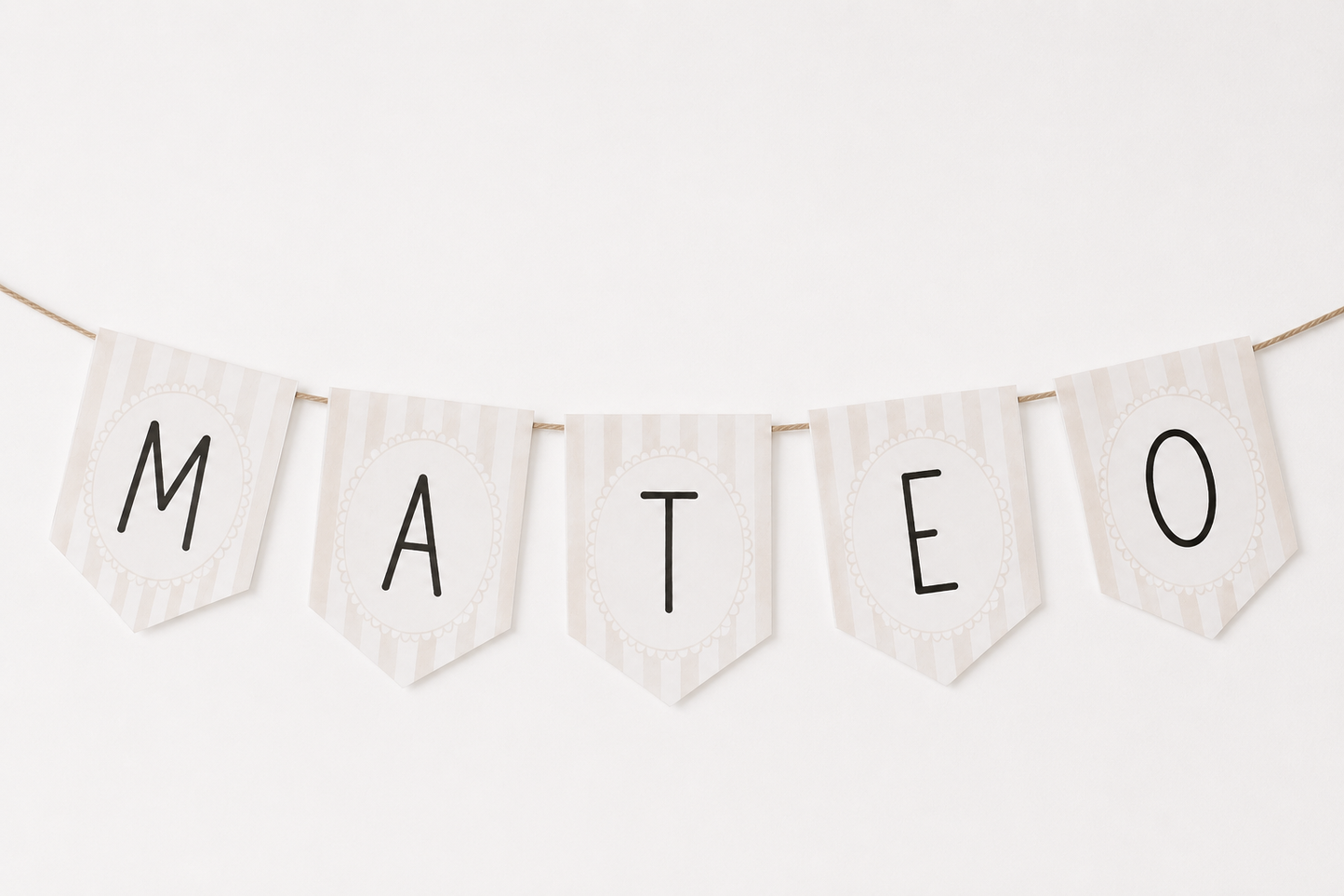 Banderines Letras