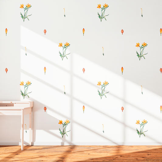 Stickers Murales Astromelia