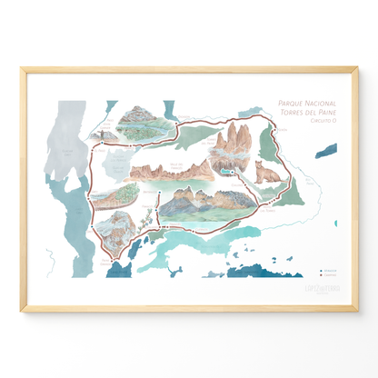Torres del Paine Circuito O - Color