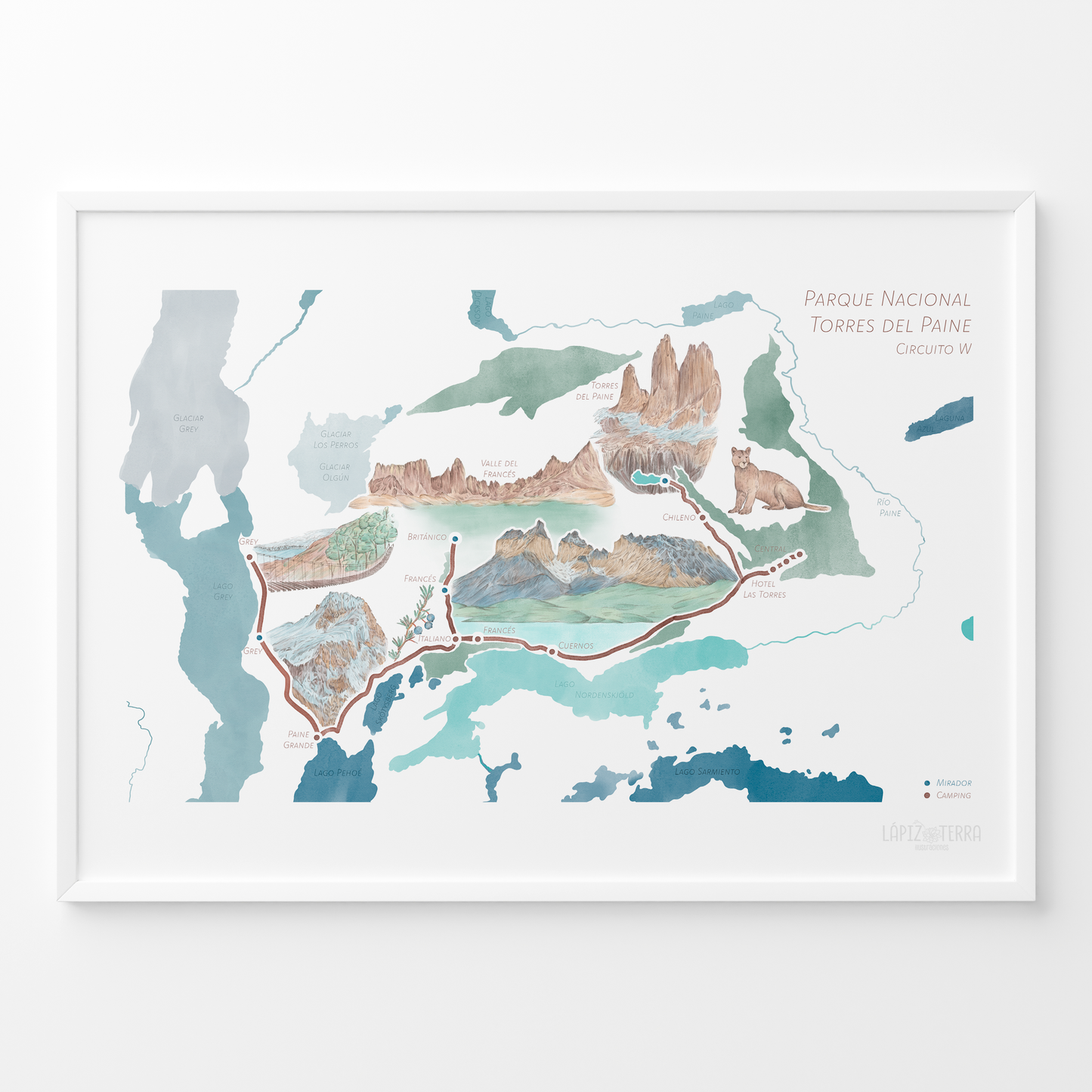 Torres del Paine Circuito W - Color