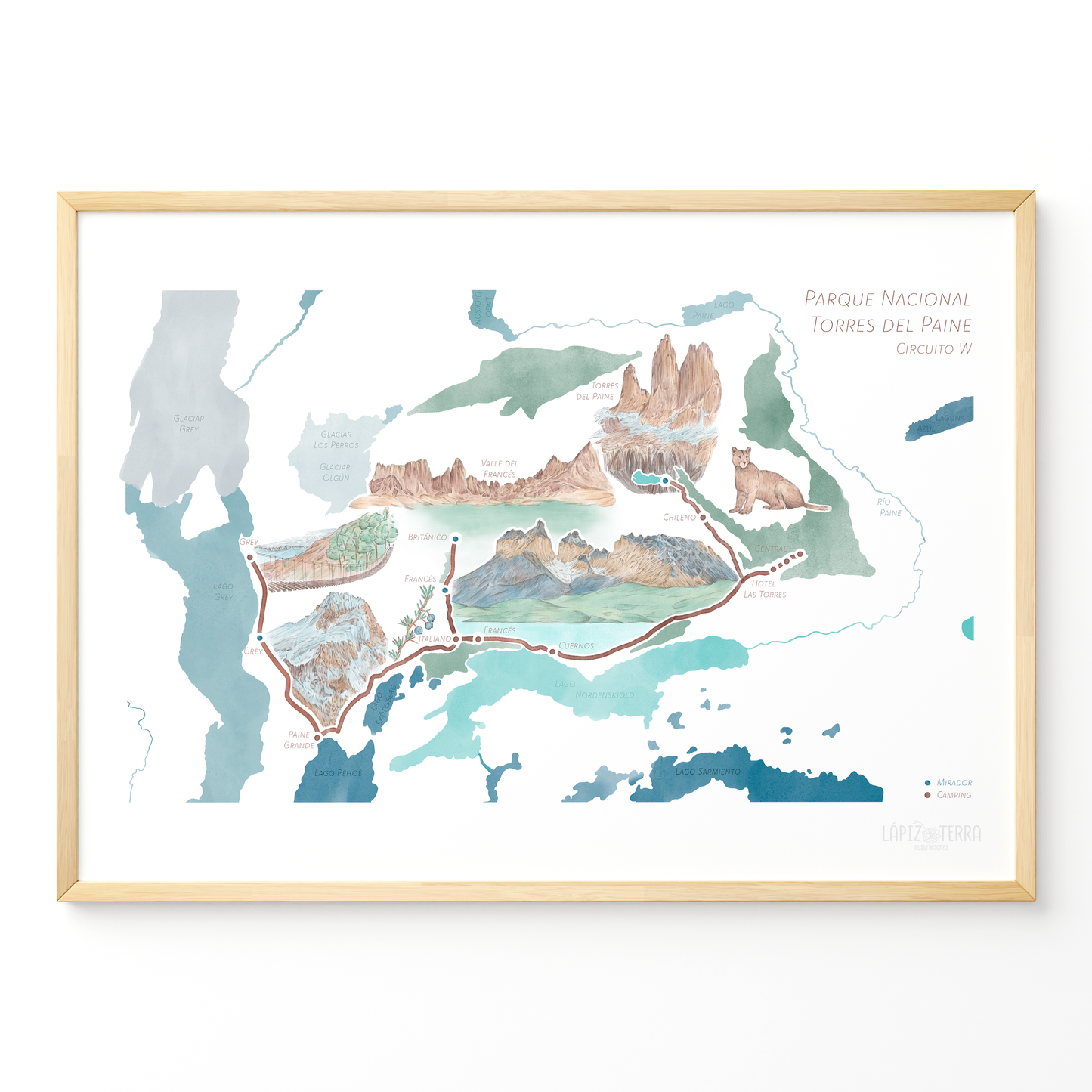 Torres del Paine Circuito W - Color