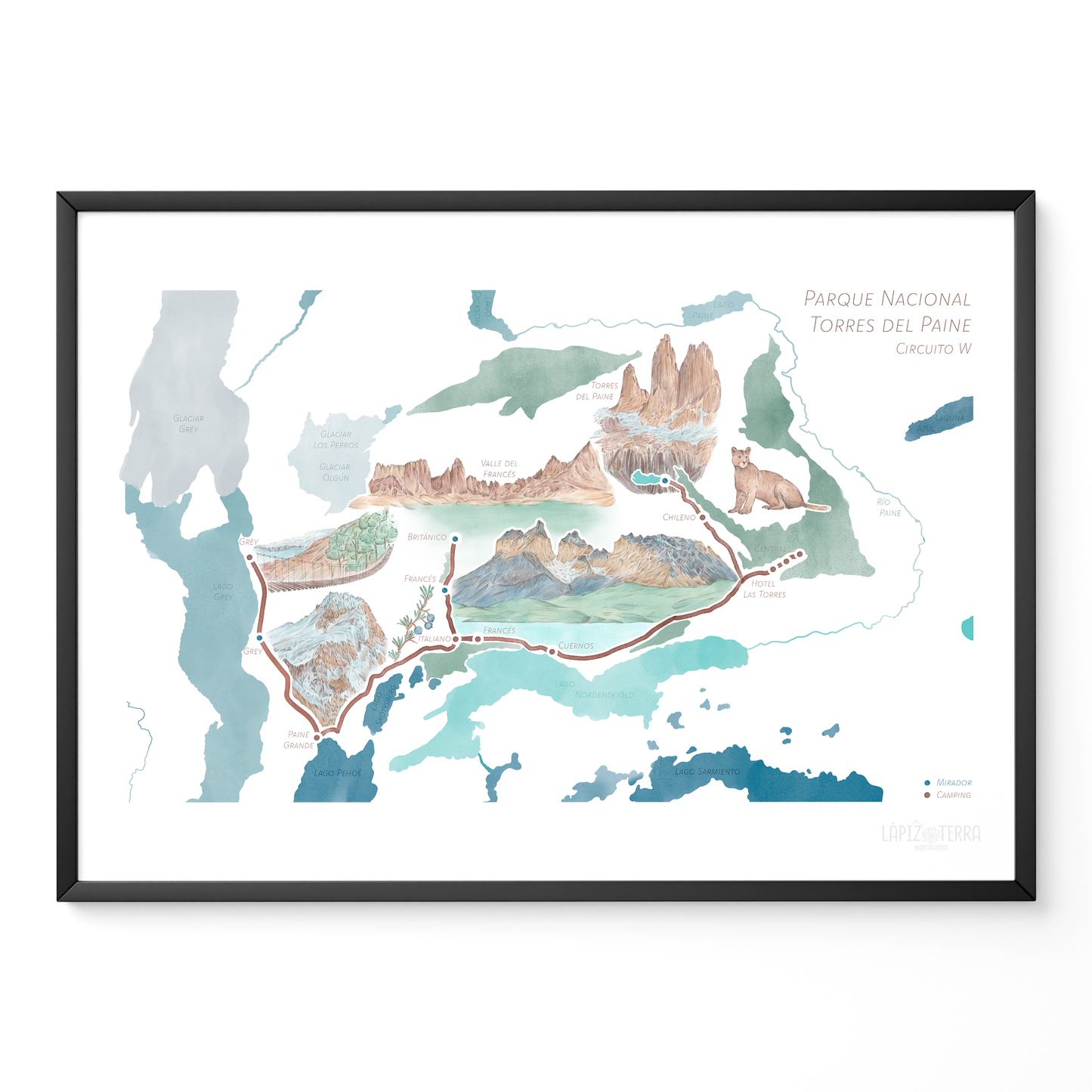 Torres del Paine Circuito W - Color